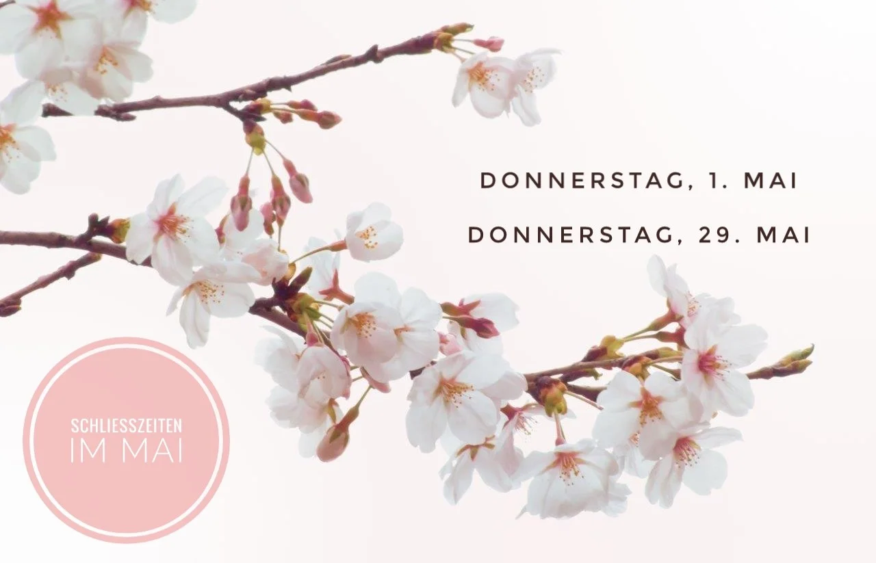 Schließzeiten im Mai