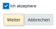 Hinweise akzeptieren EXA