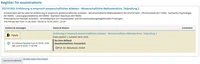 Exam registration BASIS