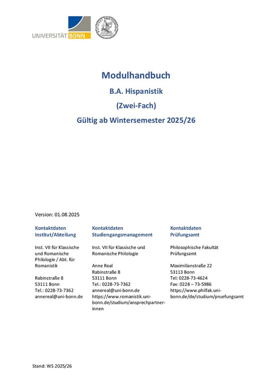 B.A. Hispanistik Zwei-Fach_Modulhandbuch_Stand März 2026.pdf