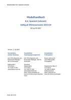 LA BA Spanisch_ÄO_Modulhandbuch ab WiSe202324.pdf