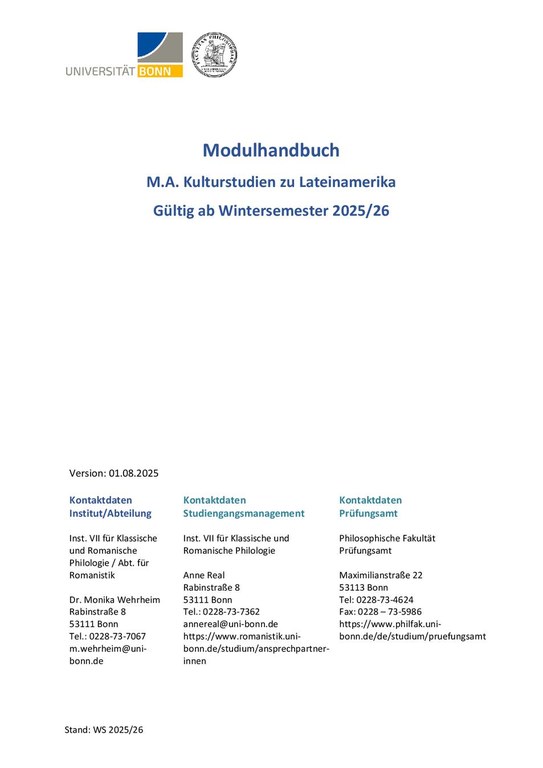 M.A. Kulturstudien LAMA_Modulhandbuch ab WS2526.pdf