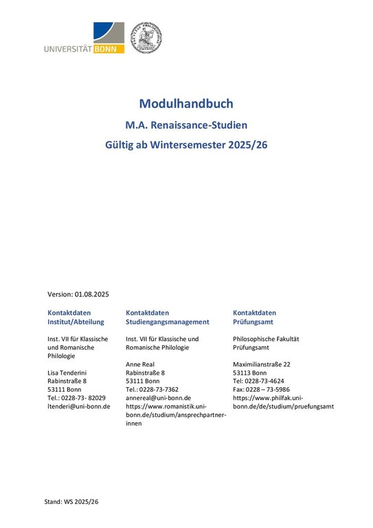 M.A. Renaissancestudien_Modulhandbuch ab WS2526.pdf