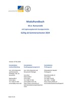 M.A. Romanistik_Modulhandbuch mit Ergänzungsbereich Kunstgeschichte ab SoSe2024.pdf