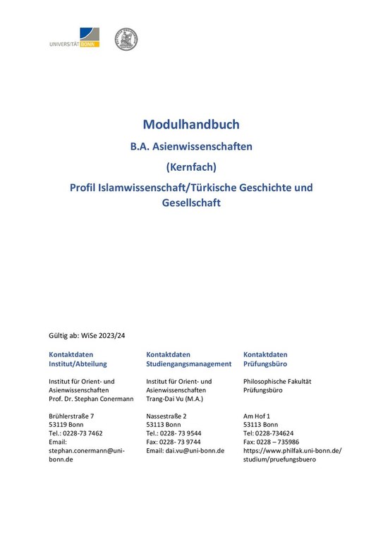 BA_Asienwissenschaften-KF Islamwissenschaft Türkische Geschichte (aktualisiert).pdf